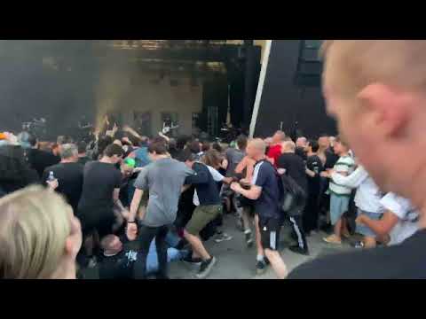 Mr Self Destruct NIN Nine Inch Nails Live 2022 Eden Sessions Cornwall Slamdancing Mosh cam 17.06.22