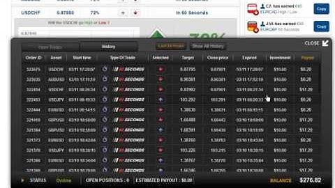 Binary Matrix Pro Testbericht   60 Sekunden Binäre Optionen Handeln