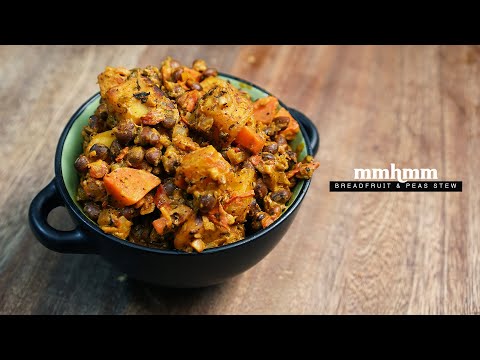 Breadfruit & Pigeon Peas Stew | One Pot Vegan Dish
