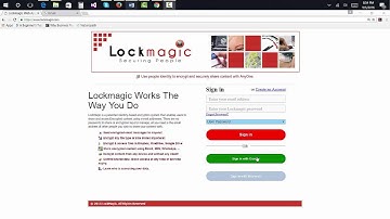 Lockmagic secure email