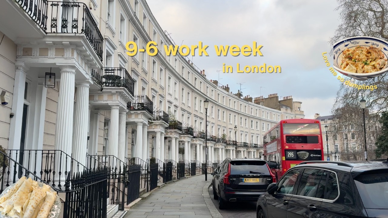 Realistic 2 Days in My Life Living in London| Work Meetings, Cozy Night In & Dumplings