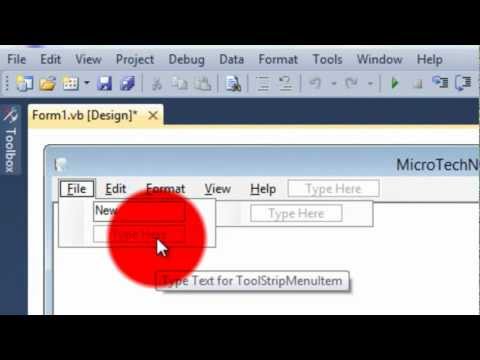 How to make a Notepad in VB 2008/2010