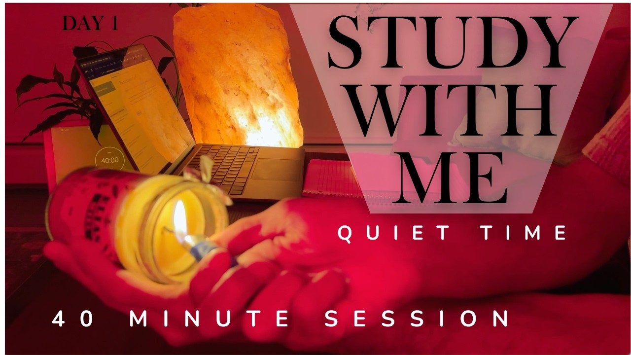 Study with me - 40 Minutes | Background Noise | ASMR | Real Time | No Music