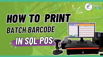 How to print batch barcode in SQL POS