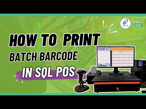 How to print batch barcode in SQL POS