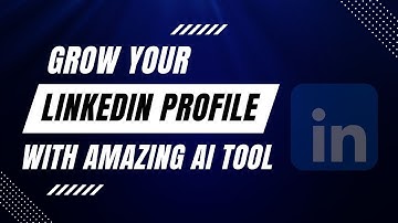 Grow Linked Profile With Ai Tool Tutorial | 2024 #Ai #Business #linkedingrowth