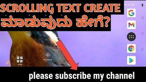 how to create scrolling text in kinemaster|how to create scrolling text in kinemaster in Kannada