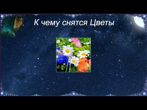 К чему снятся Цветы (Сонник)