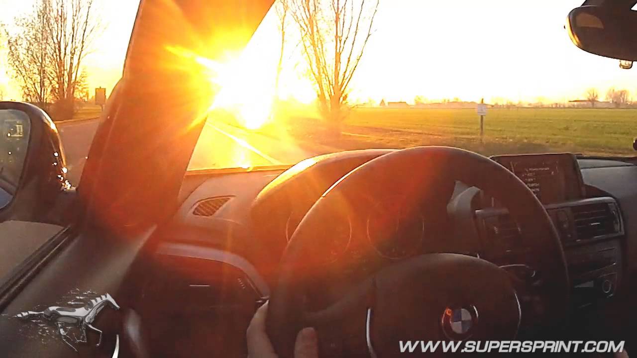 systems biology BMW F20 118i Supersprint Catback exhaust sound - Driving around