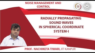 Radially propagating sound waves in spherical coordinate system-I