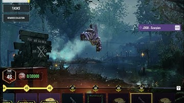 The cool J358 Scorpion blueprint in the COD Mobile zombies reward section