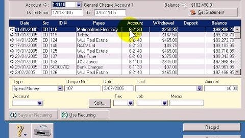 MYOB Training Courses - 502701 - MYOB Banking - Intro to Bank Register