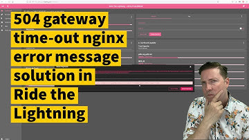 504 gateway time-out nginx error in Ride The Lightning