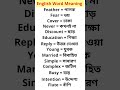 #shorts#english#spoken english#word meaning