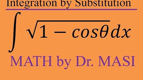 Integral of sqrt(1-cosx), How to integrate, Indefinite Integral, Integration, Calculus