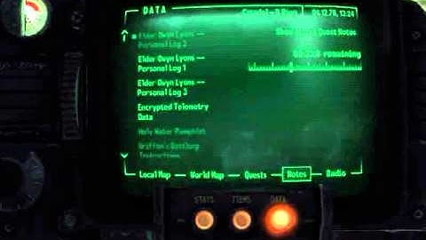 Fallout 3 Walkthrough - Pip Boy and Terminal #136 - Elder Lyons Log 2