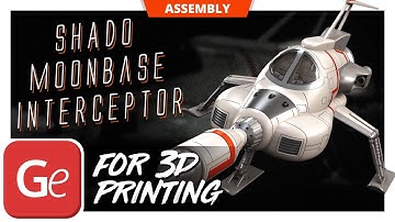 SHADO Interceptor 3D Printing Model | Assembly by Gambody