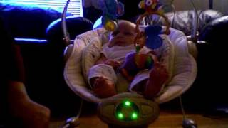 'Bright Starts Ingenuity Automatic Bouncer' (Baby Product Review) - Starring Drake Asher Dillon!