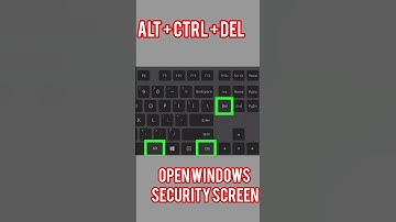 Ctrl + Alt + Delete Shortcut Key – Windows Security #shorts #shortsfeed #ytshorts #shortvideo #dj