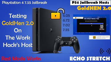 Testing GoldHen 2.0 On The Work Hack’s Host |  GoldHen Only | Rest Mode Works