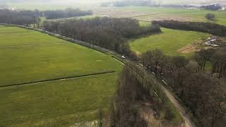 Amazing Road Stretching Through Endless Fields