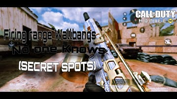 Firing range Wallbang That No one Knows (SECRET TIPS)