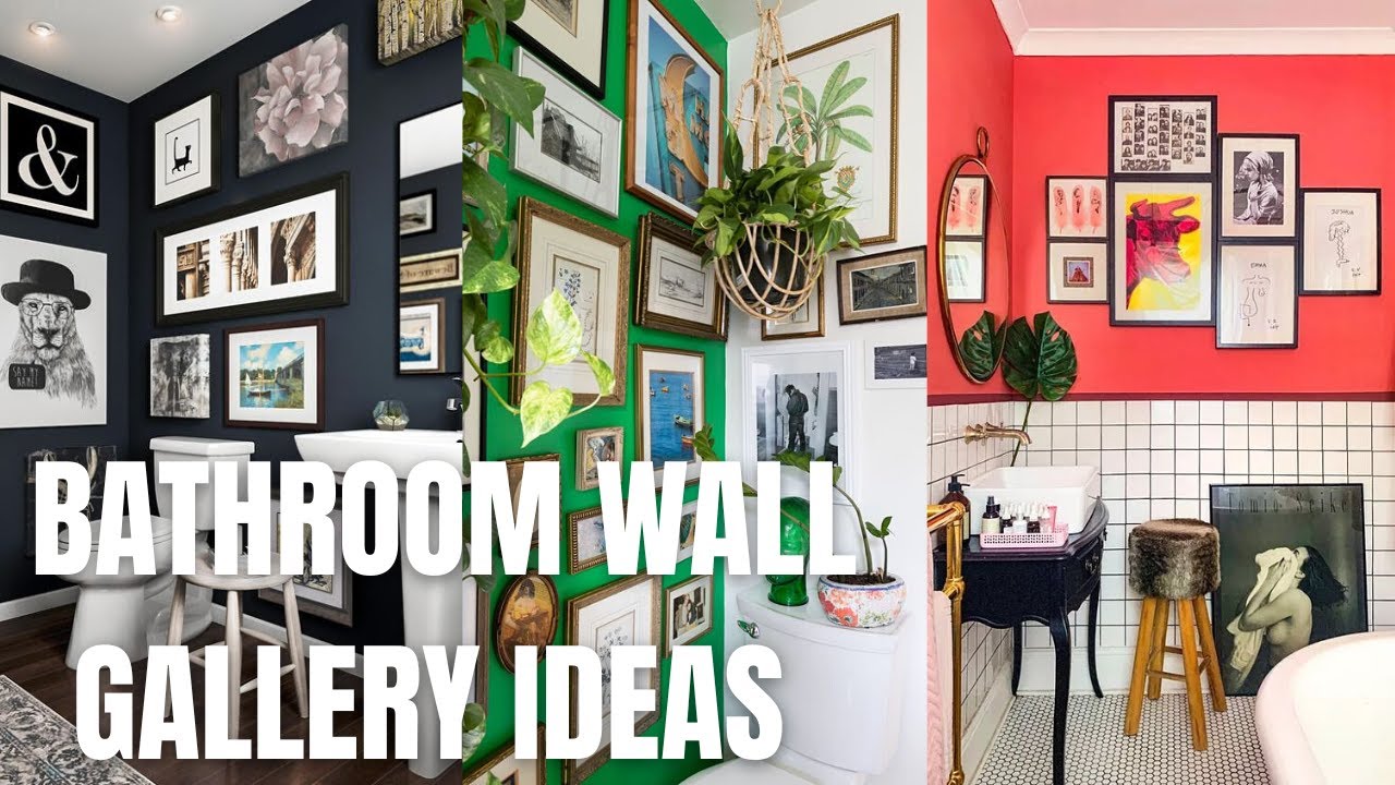 Cool Bathroom Gallery Wall Ideas. Gallery Wall Design and Inspiration ...