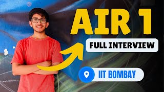 IIT JEE Tips from AIR 1 🔥