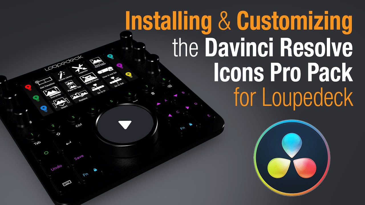 Davinci Resolve Pro Pack for Loupedeck Installation - YouTube