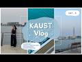Applied Mathematics Winter School at KAUST - DAY 3 🇸🇦 snorkeling, unpackings and +/- of KAUST