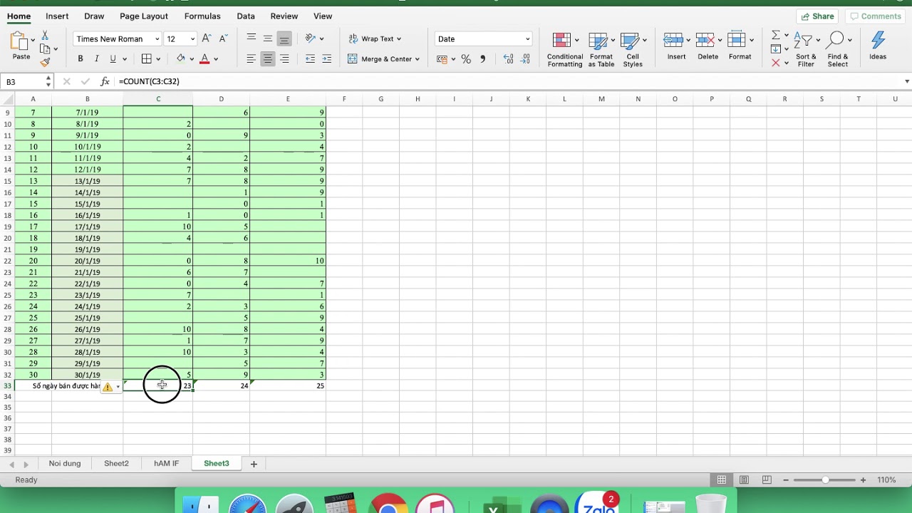 Hàm COUNT - YouTube
