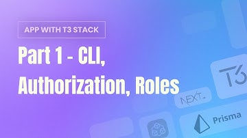 Part 1 - t3-app cli, authorization, roles | Building Typing App with T3 (Next, tRPC, Tailwind, TS)
