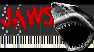 Video thumbnail of "Jaws Theme | Piano Tutorial"