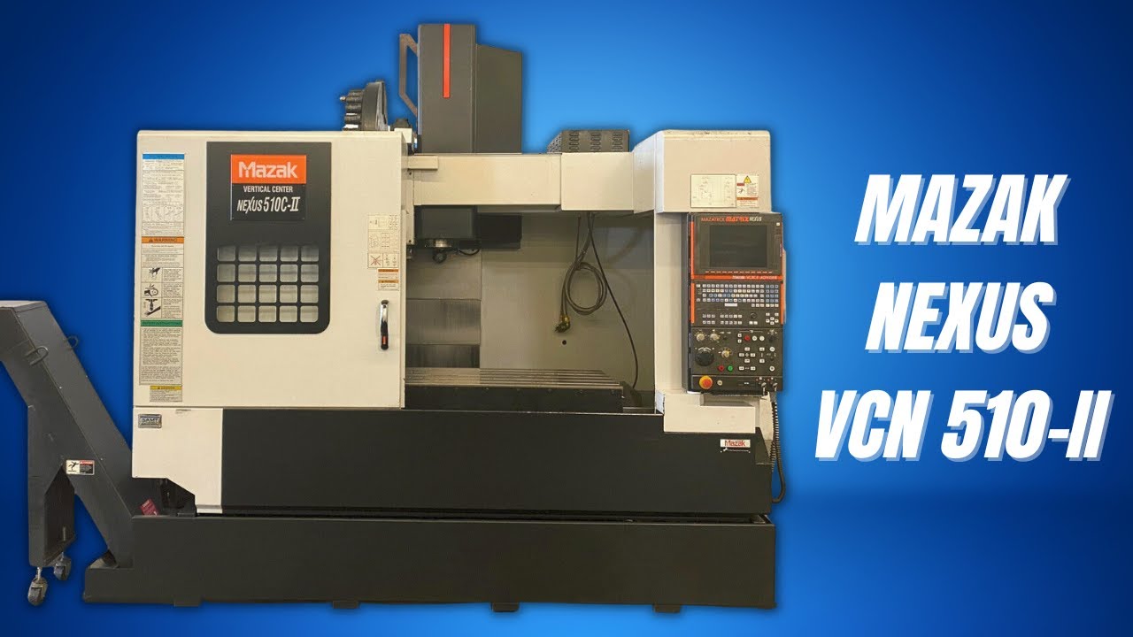 Mazak VCN-510CII VERTICAL MACHINING CENTER II SKU 2011 - YouTube