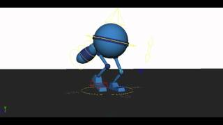 Maya 2012: 1st Idle animation WIP