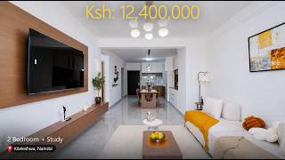 Inside a Luxurious Modern 2 Bedroom + Study Apartment for Sale in Kileleshwa, Nairobi | Ksh. 12.4M