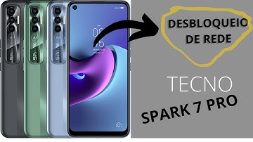 UNLOCK NETWORK TECNO SPARK 7 PRO/ DESBLOQUEIO DE REDE TECNO SPARK 7 PRO