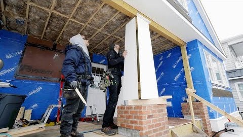 Creating and Installing PVC Tapered Columns