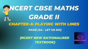💥NCERT Grade 2||CBSE Class 2 Maths in Tamil|Playing with Lines CH-5(PG-44-Let us Do)|| #rimikasdiary
