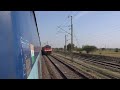 Shridham Express meet Hazrat Nizamuddin Visakhapatnam Express on a maasive curve near Mathura