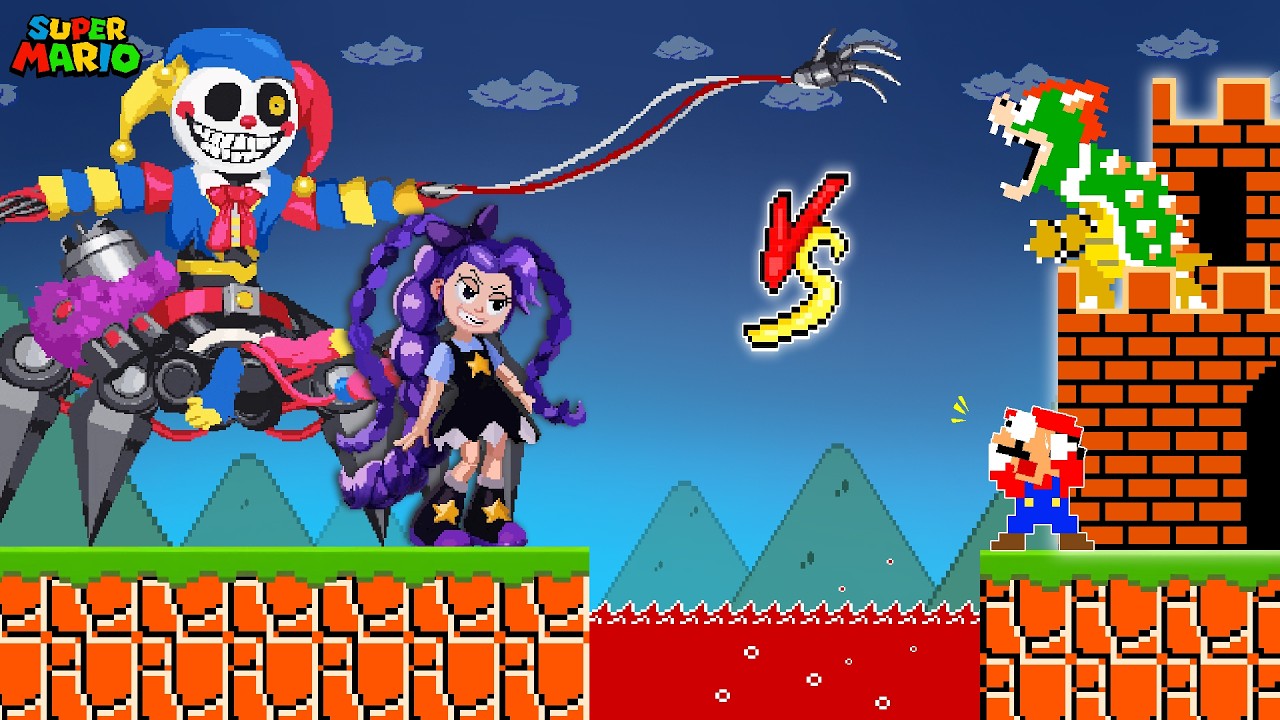 Mario vs PROTOTYPE Poppy Playtime in Super Mario Bros #chapter5