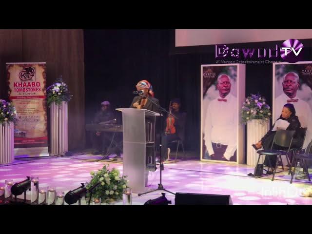 Asavela Mngqithi in Tears | Don Mlangeni Memorial Service - YouTube