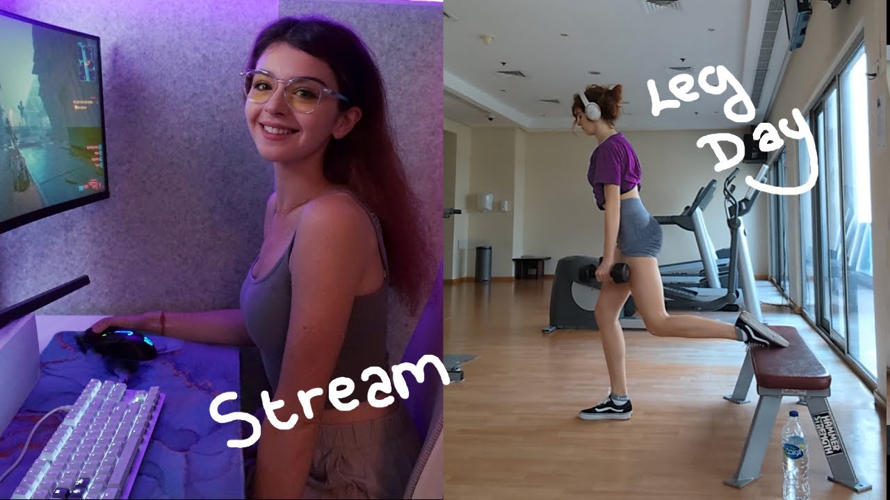 The kick start! Gym, Mimi's, Stream, Food ChloeLockley YouTube