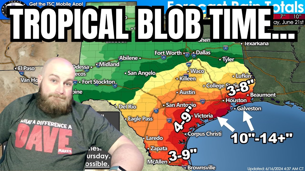 Texas Braces For Tropical Trouble: Flooding Rain Forecasted This Week ...