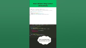 React Mistake: Using Context API Incorrectly