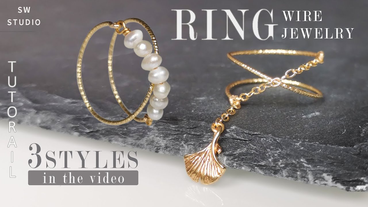 Easy Ring/3 styles in the video/DIY Ring/Wire Wrap Ring Tutorial/DIY Jewelry/How to make