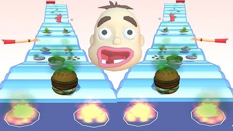 🥘 Burger Stack Runner 🍗 3D  Gameplay