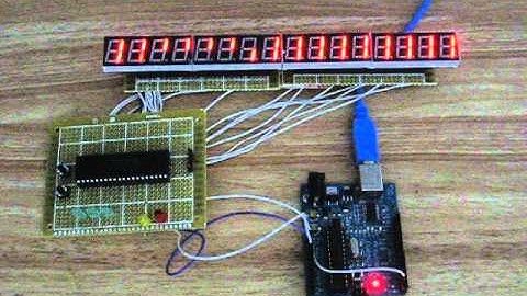 JP Serial 16 Digi 7 Segments LED Module for Arduino, Picaxe, Basic Stamp, any MCU