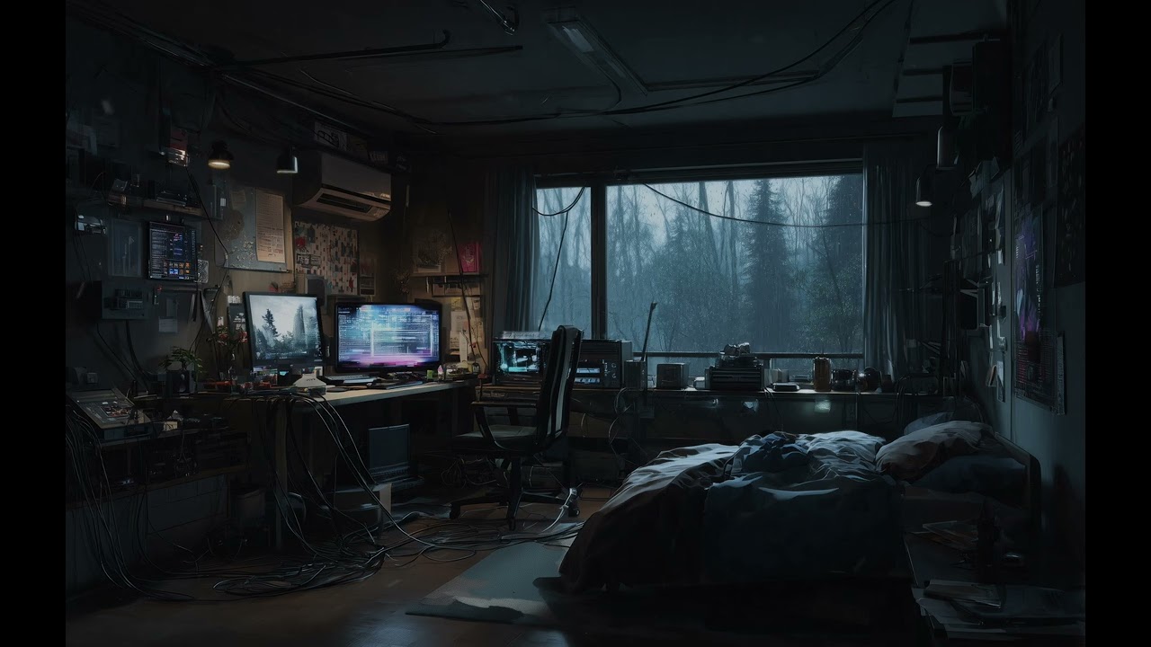 AMBIENT OUTWORLD - Bedroom-002 Sci-Fi Protecion Wave Ambience for Focus & Sleep