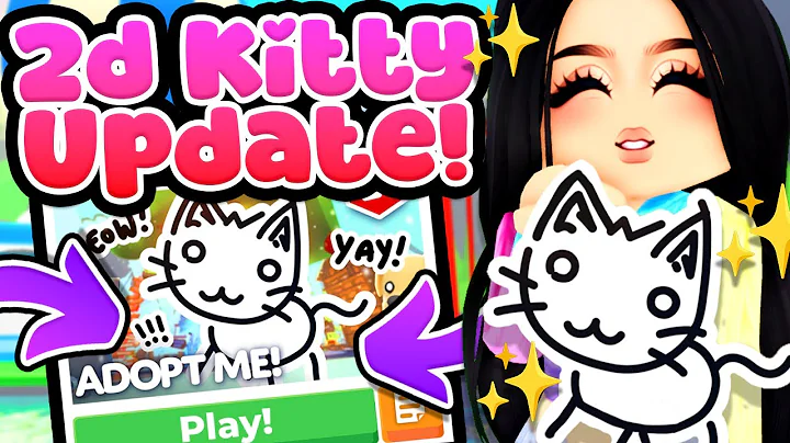 How to Get a PERMANENT 2D Kitty in Adopt Me! 🐱 Roblox